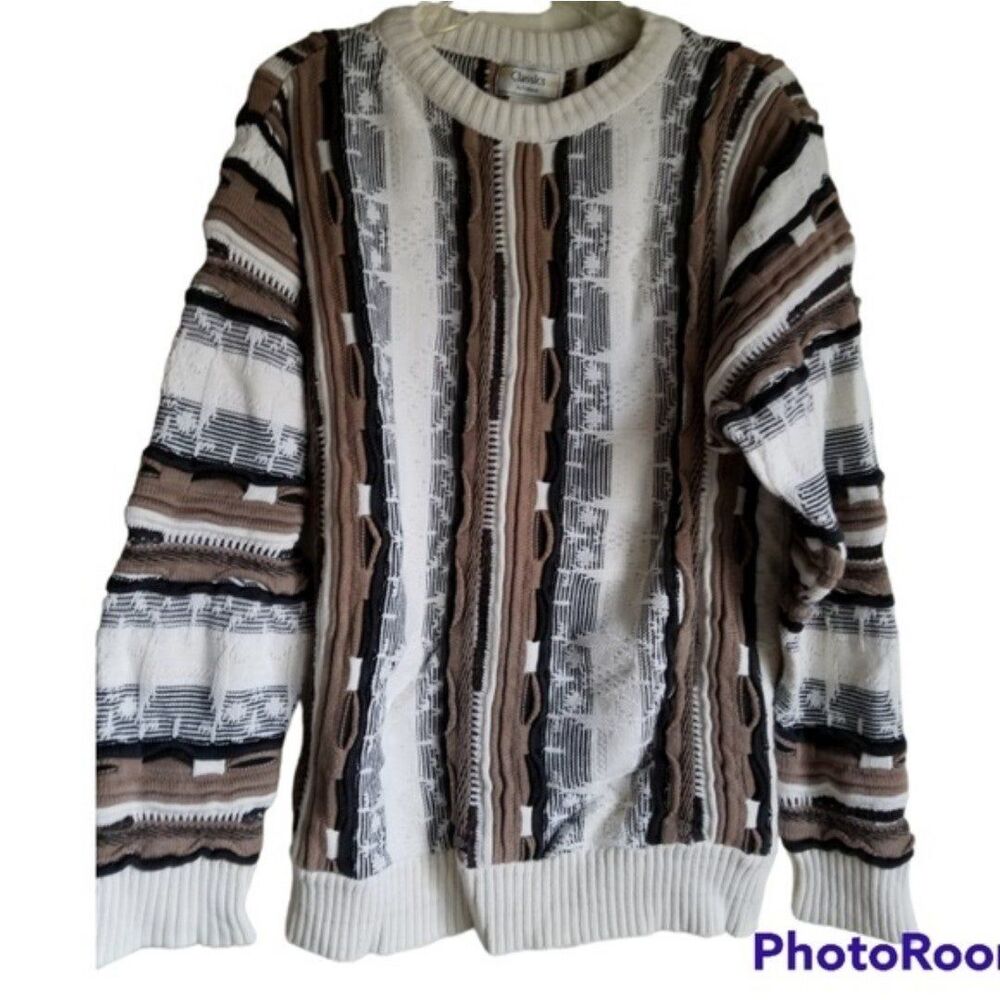 Vintage Classics by Palmland-Coogi Style Sweater Biggie Smalls Hip Hop Style